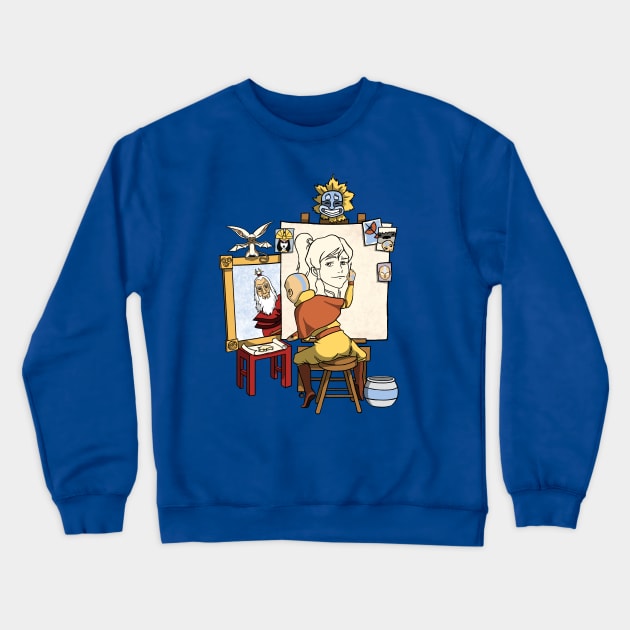 Art Bending Crewneck Sweatshirt by BunnyBomb